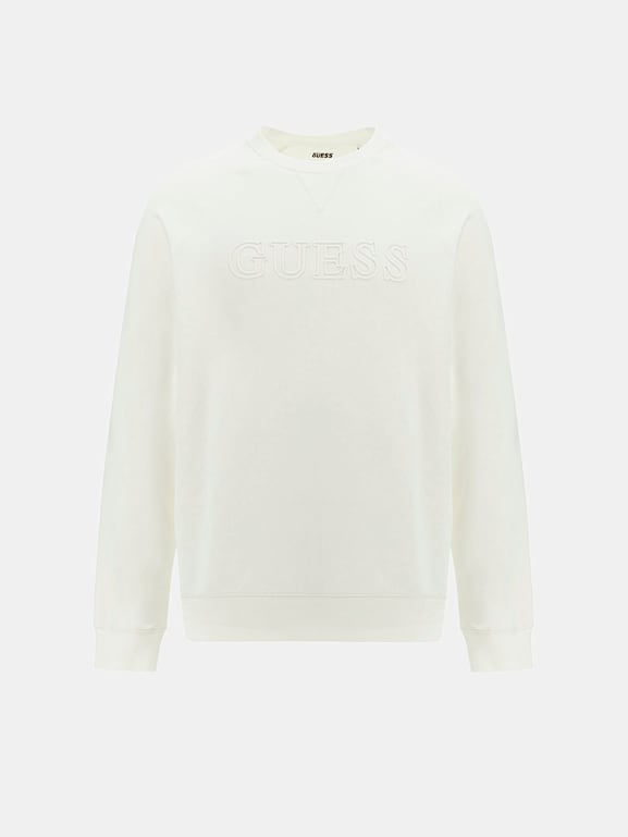 White guess crewneck top