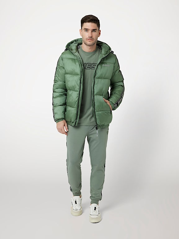 Guess iridescent puffer jacket clearance