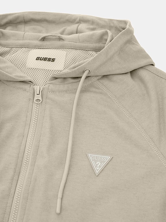 Guess tape full zip hoodie best sale