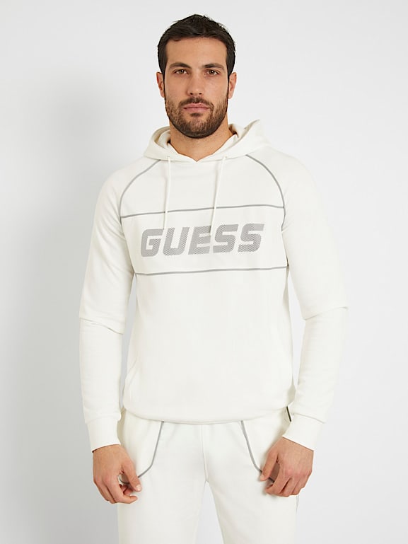 Guess white sweatshirt top mens