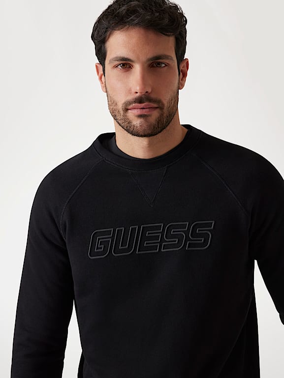 GUESS Front logo sweatshirt Men