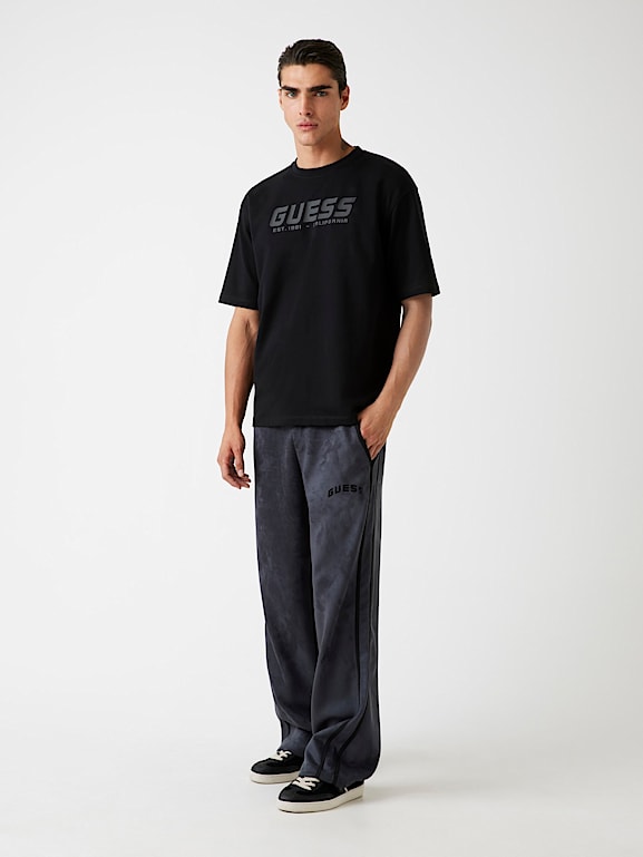 GUESS® T-shirt stampa logo Uomo