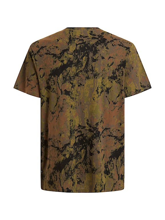 GUESS Camouflage print t shirt