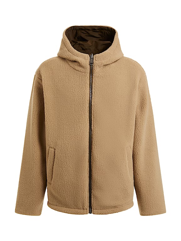 H and m store short pile coat
