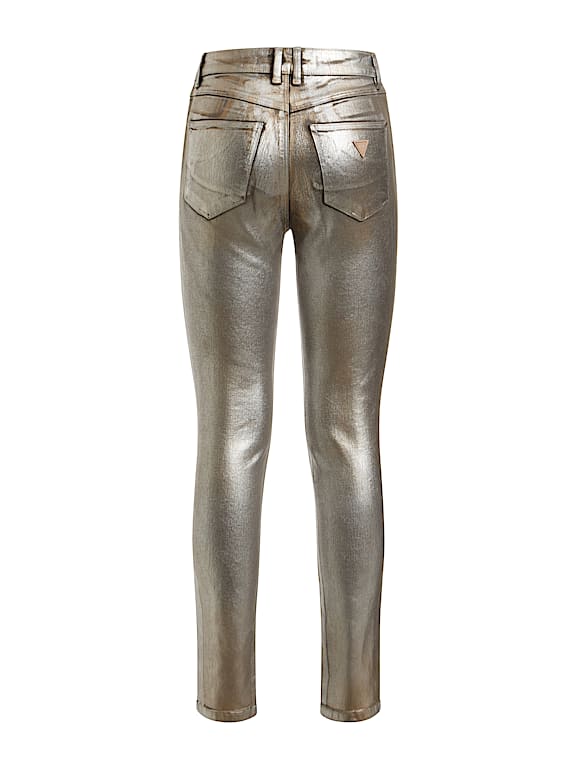 GUESS Metal look skinny fit denim pant