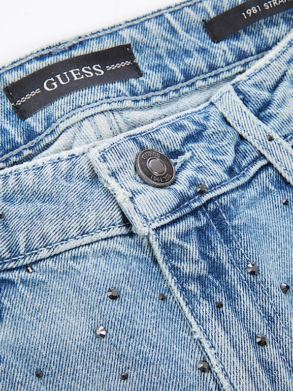 Jeans guess sale con strass