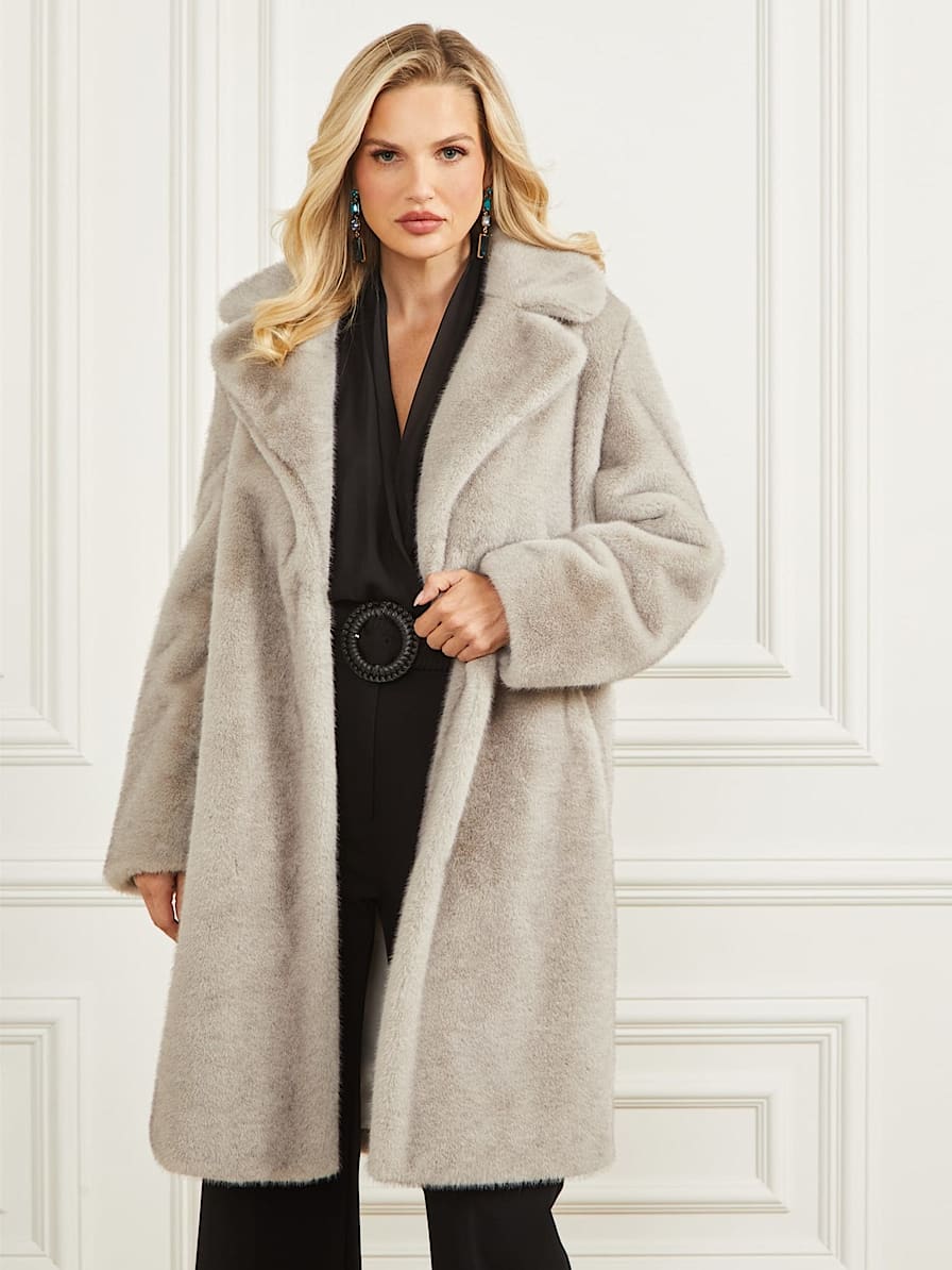 Παλτό από συνθετική γούνα Marciano