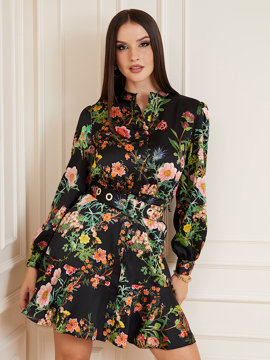 Mini sukienka Marciano w kwiatowy print