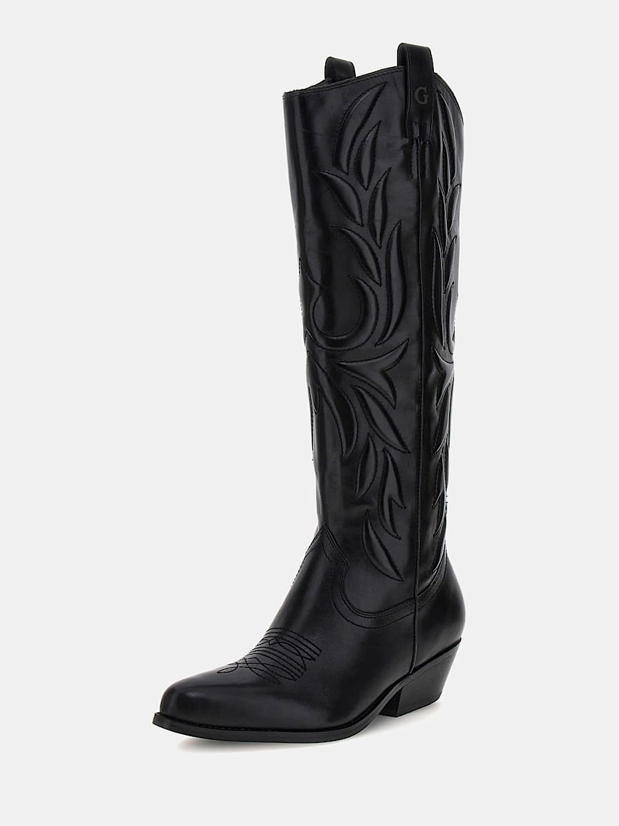 Guess Madox Botines De Mujer Negro - ¡Compra A Precios De Outlet!