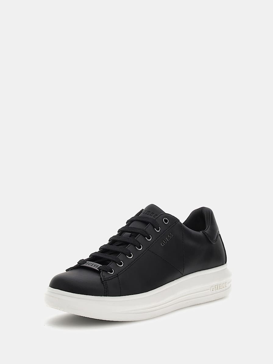 Vibo mixed-leather sneakers