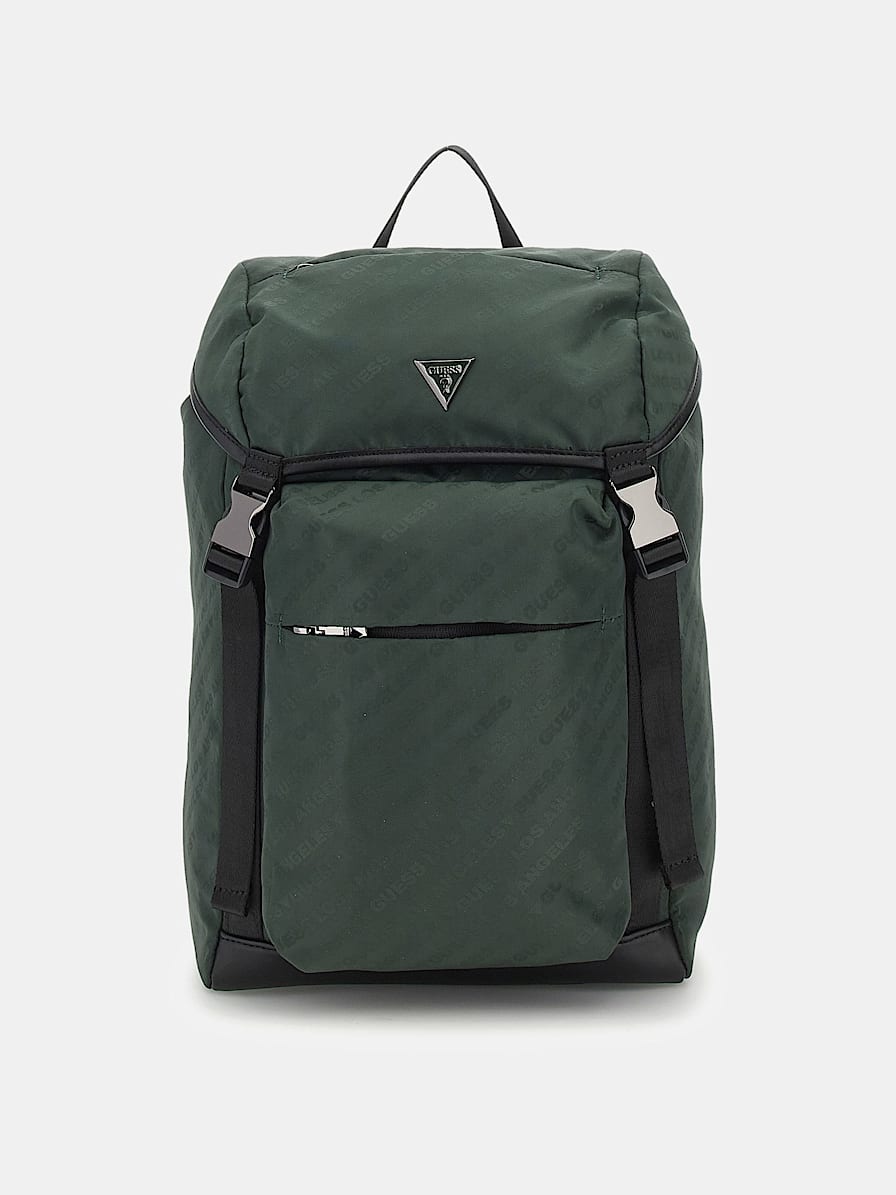 Glassic eco logo lettering backpack