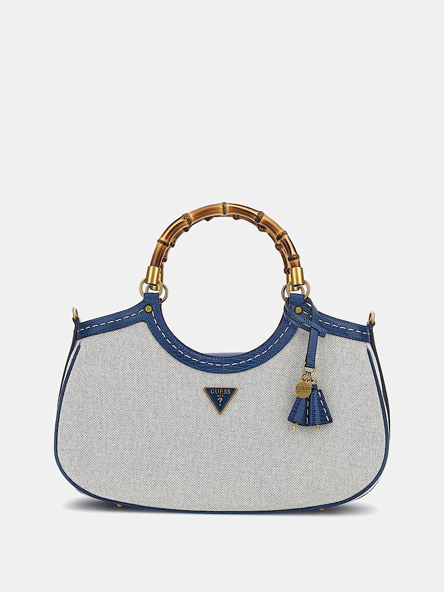 Zabry handbag with croc-print details