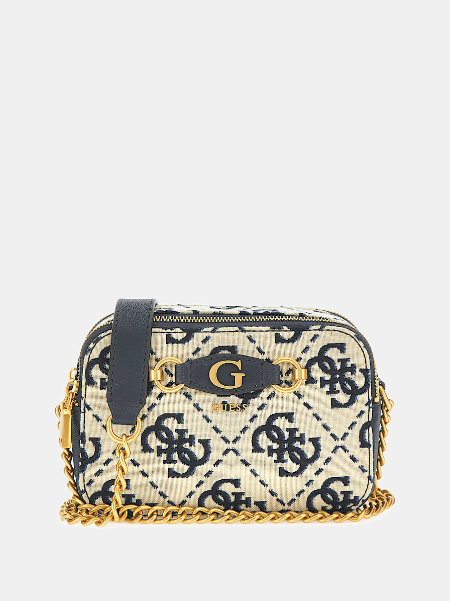 GUESS Bolso de hombro con logotipo brillante