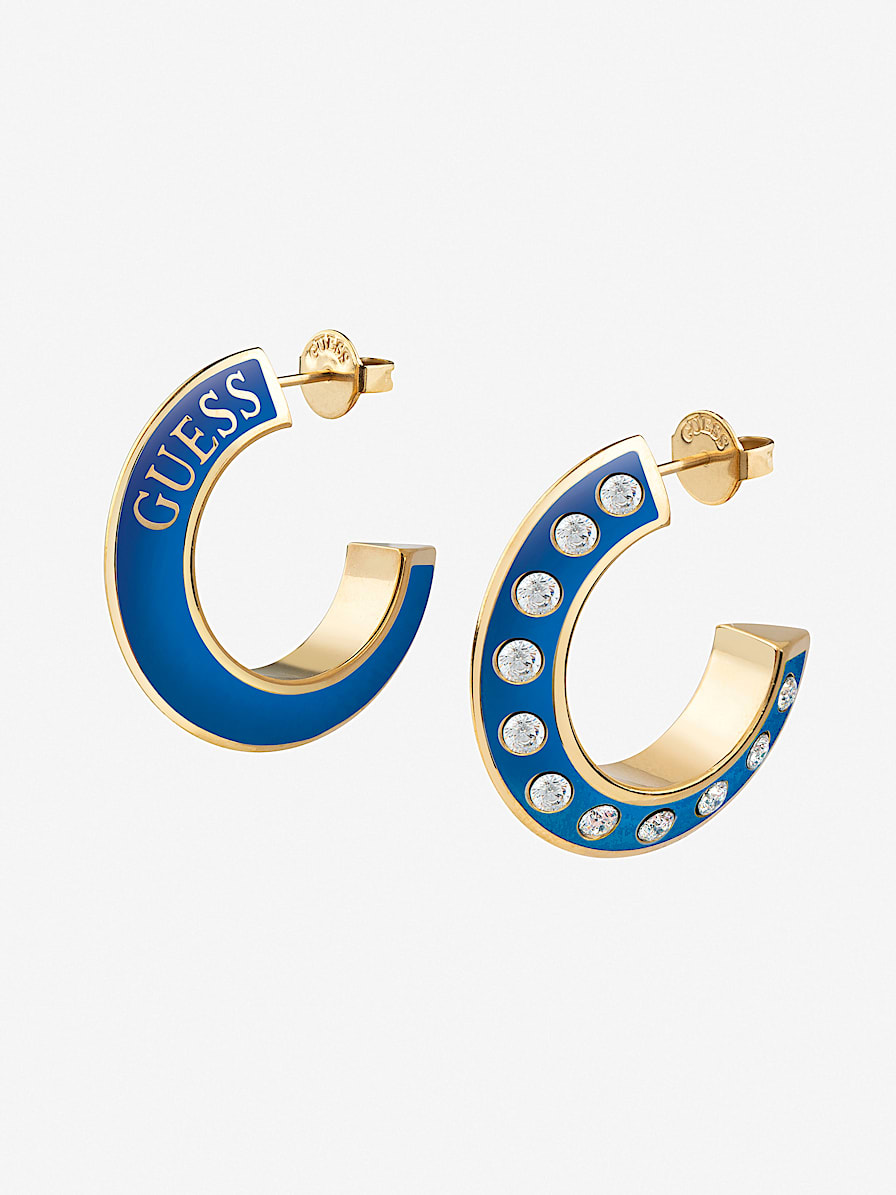 “Hoops don't lie” earrings