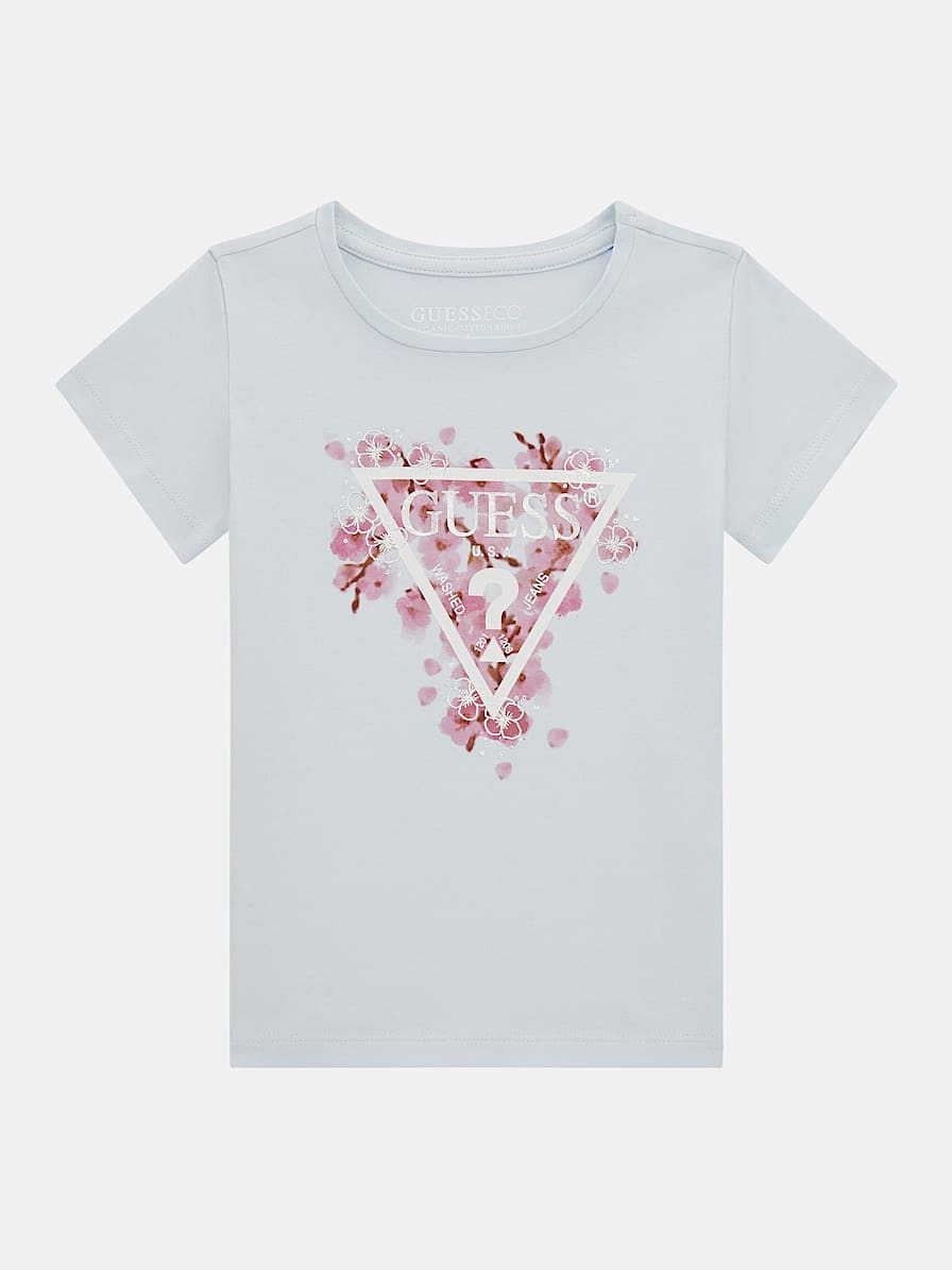 T-Shirt mit Logo-Dreieck vorn