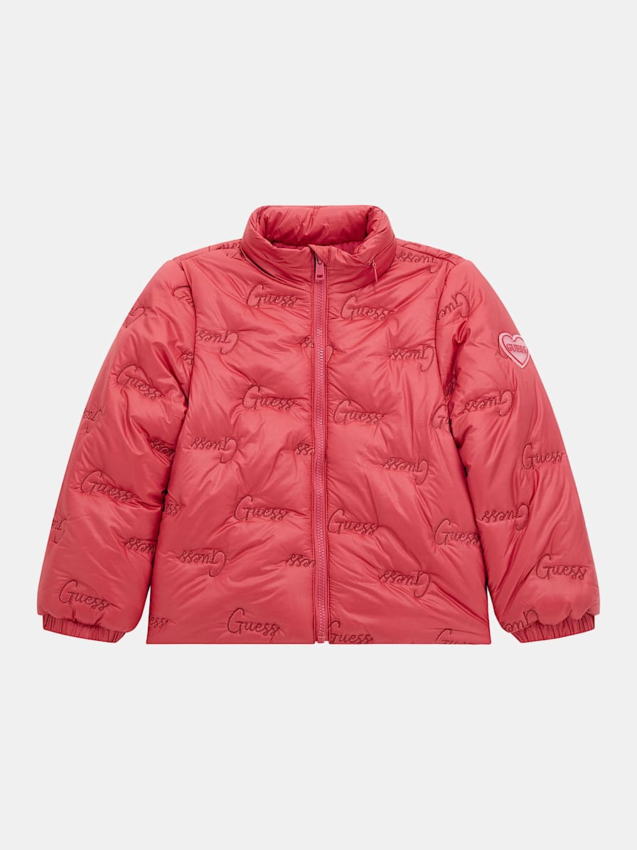 Logo embroidery puffer