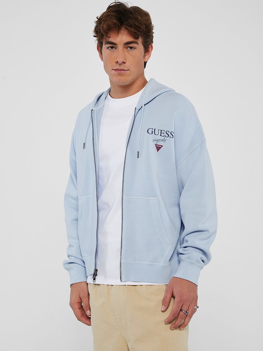 Sudadera Guess Ermes blanca para hombre-b