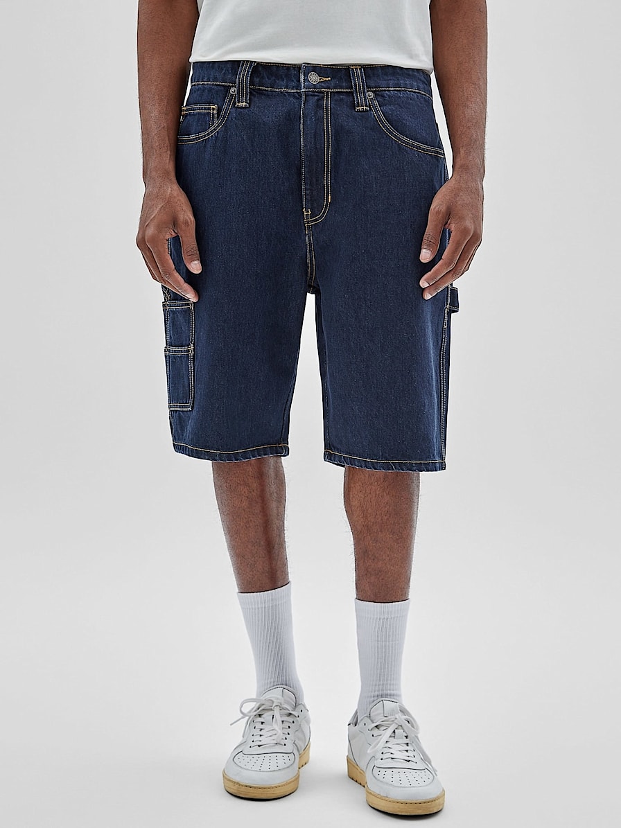Carpenter denim shorts