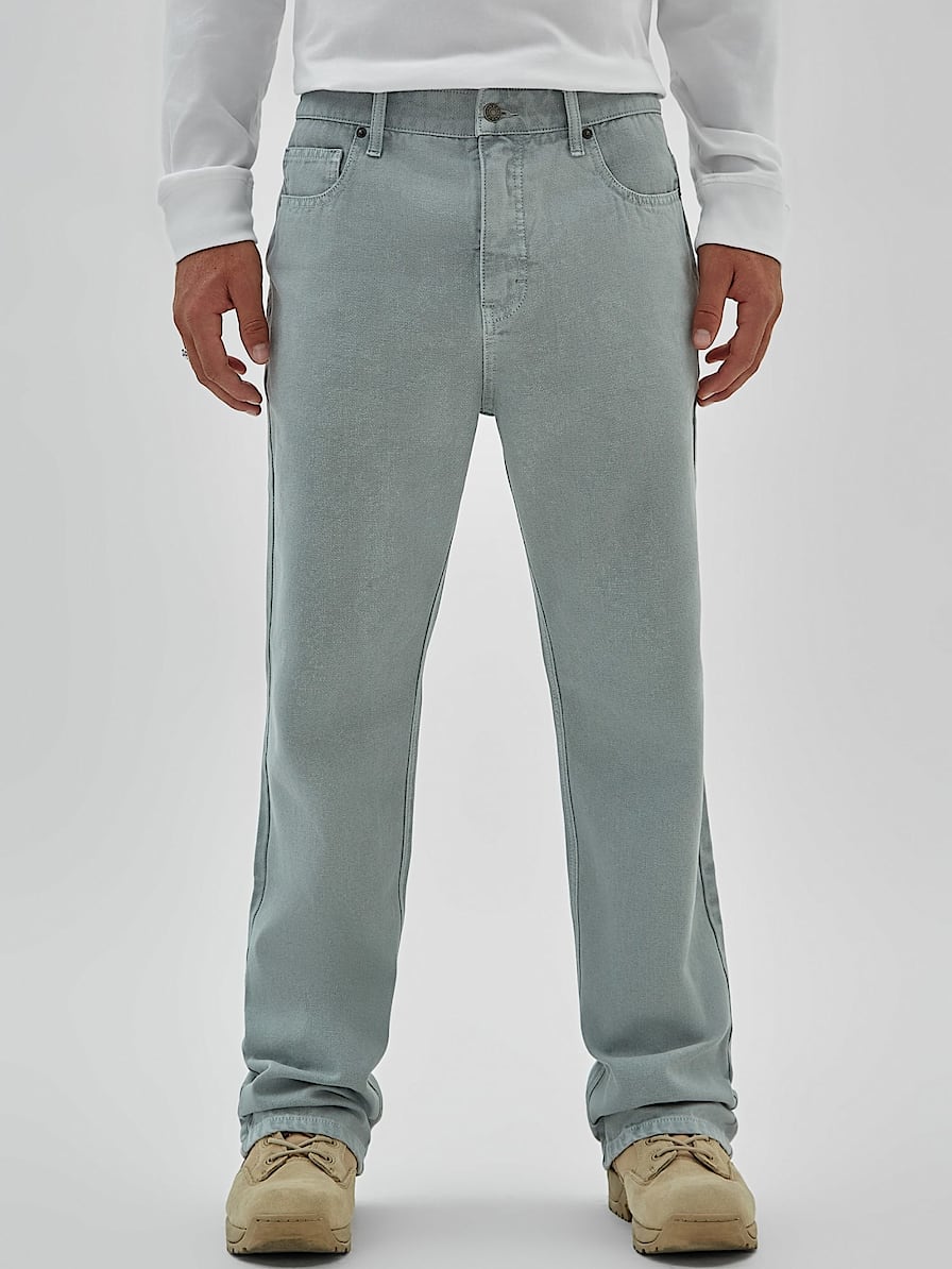 Spodnie ze średnim stanem fason bootcut