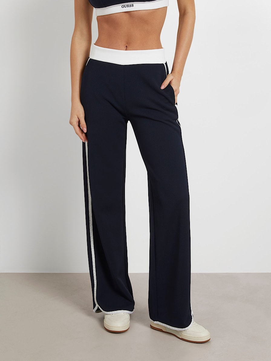 Mid rise straight pant