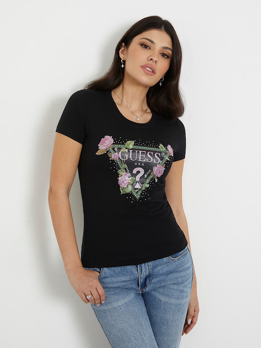 CAMISETA GUESS MUJER PIERCING MUJER / Camisetas y Tops