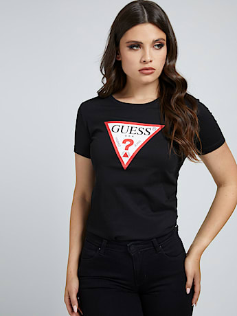 Todopoderoso Nacional Chapoteo Camiseta para mujer - Colección de ropa para mujer GUESS