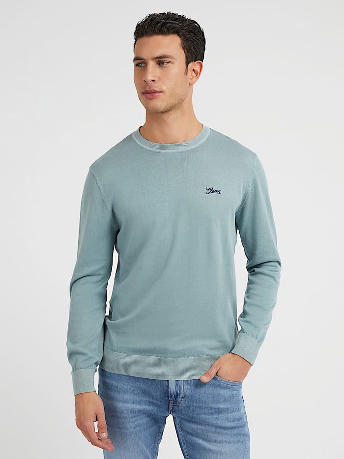 少し豊富な贈り物 JUN NAKAYAMA DISTRESSED CREWNECK トップス