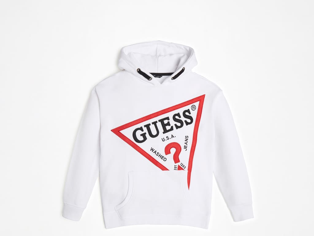 guess white sweatshirt