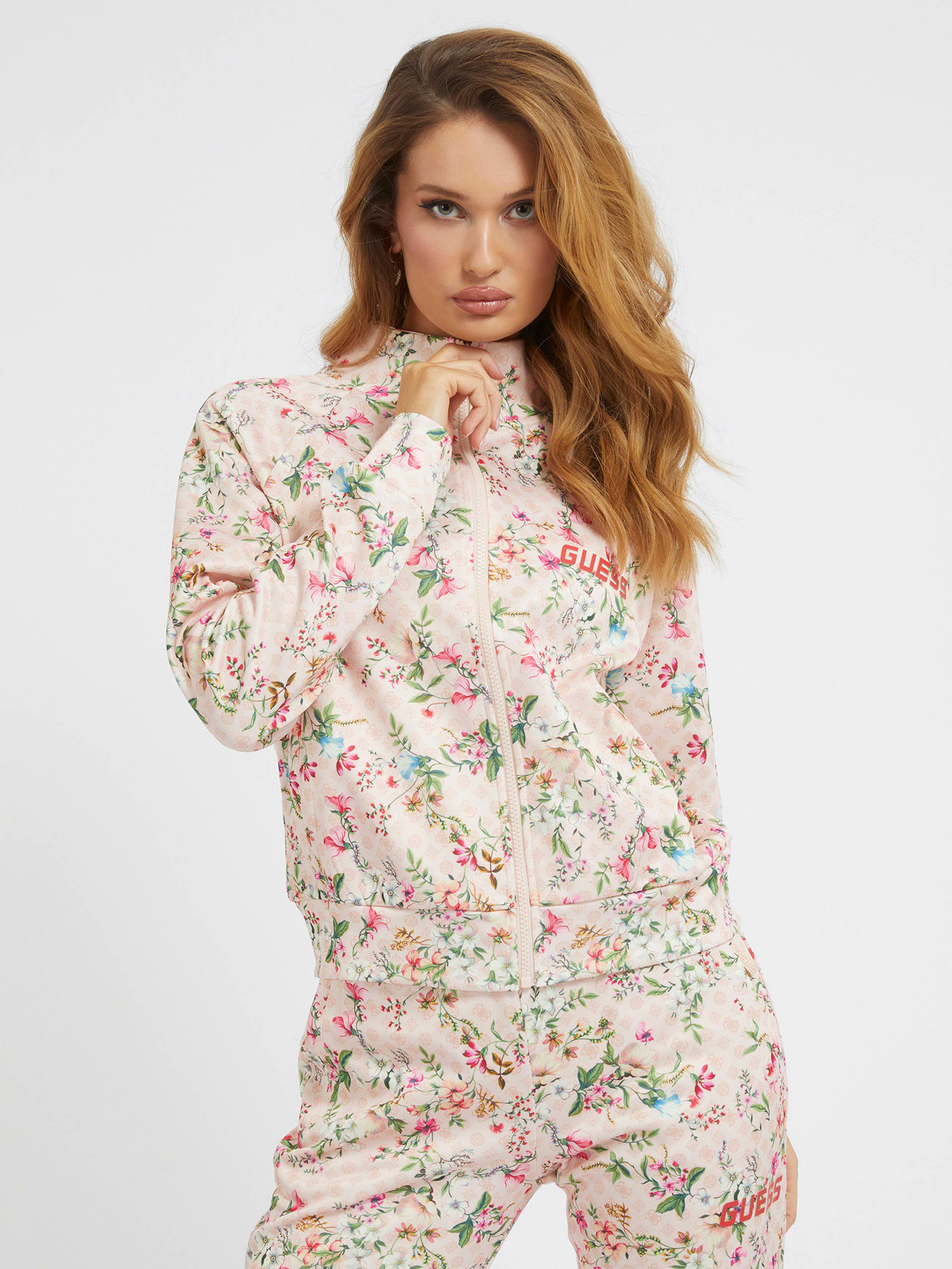 guess.eu | Sweat jacket with floral print
