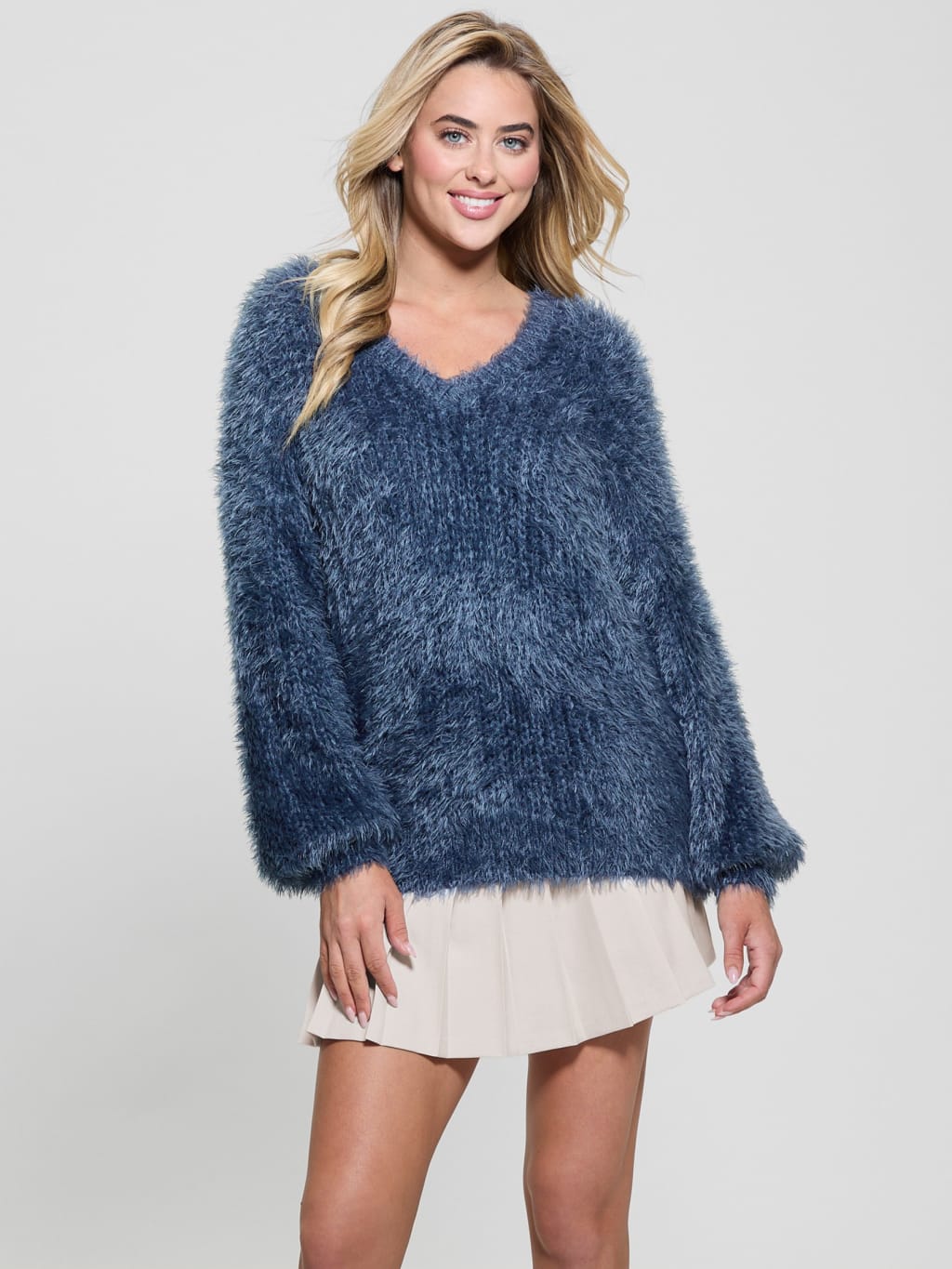 Natsumi Fuzzy Sweater by Guess