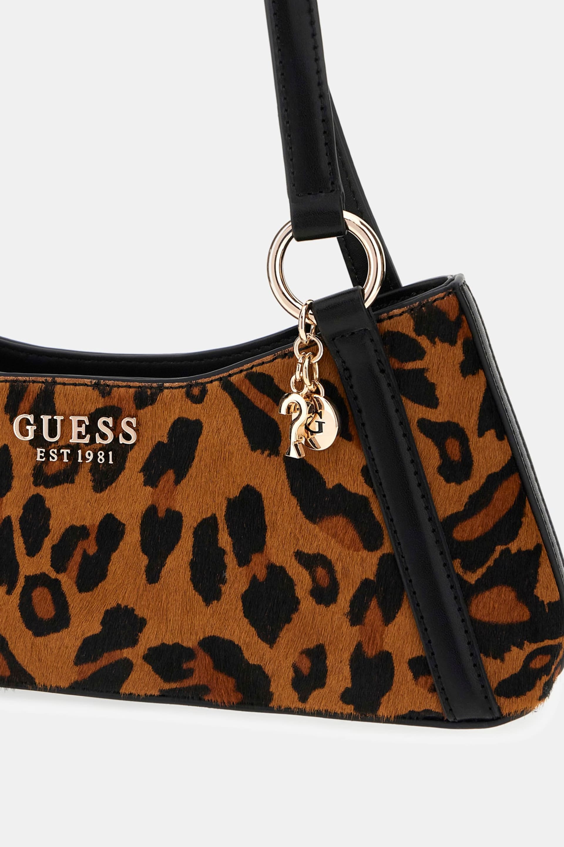GUESS® Domitilla Genuine Leather Shoulder Bag для жінок