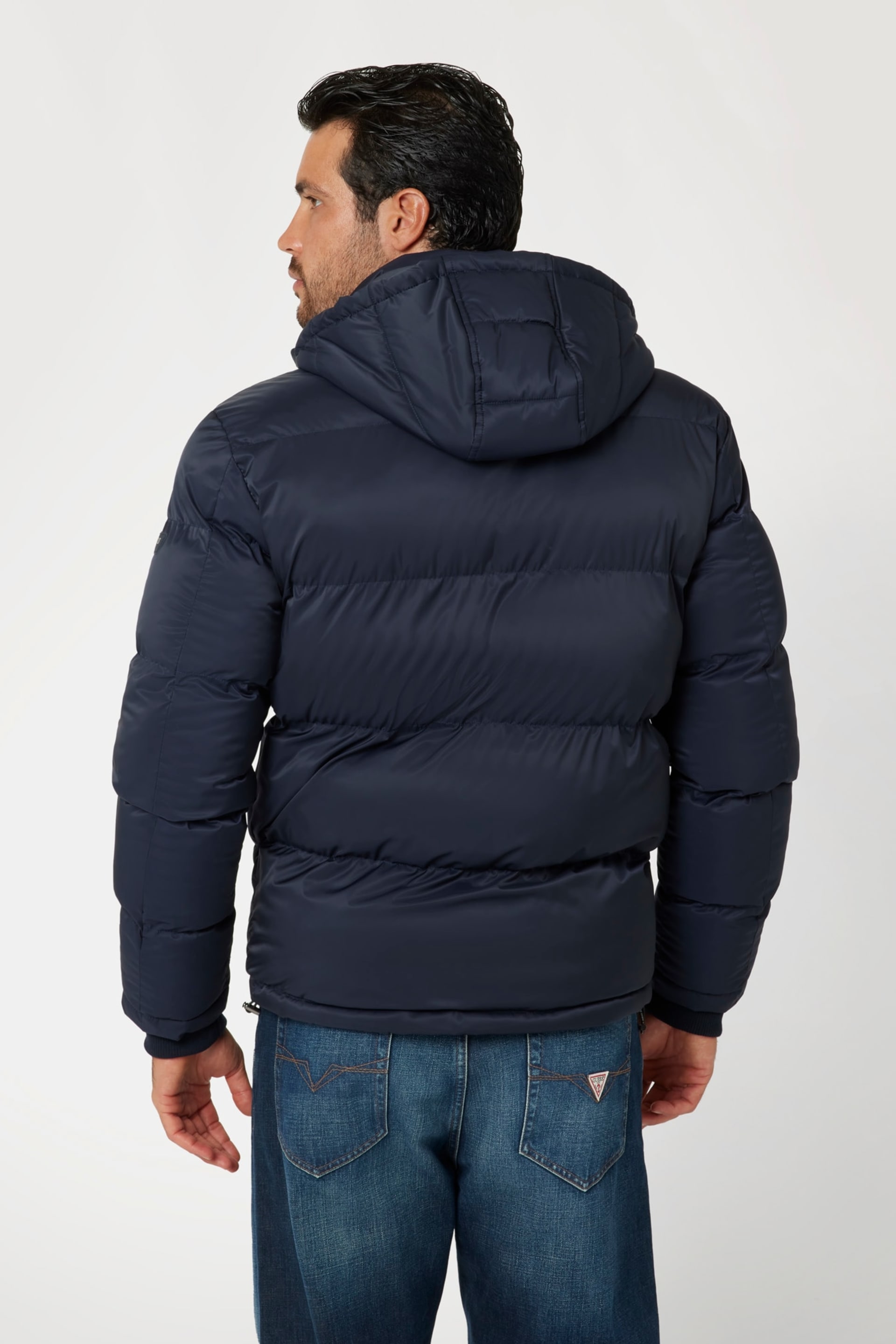 Naylon şişme mont Erkek | GUESS® Geçmiş Koleksiyonlar