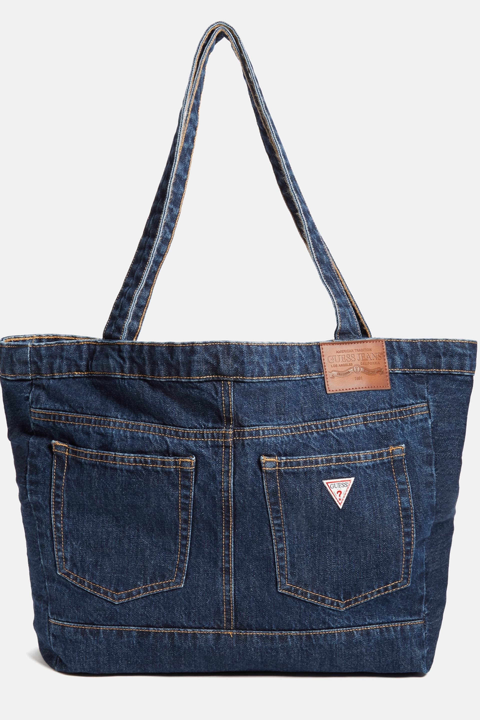keshi × GUESS JEANS Denim Tote Bag Denim tote bag Men | GUESS Jeans®