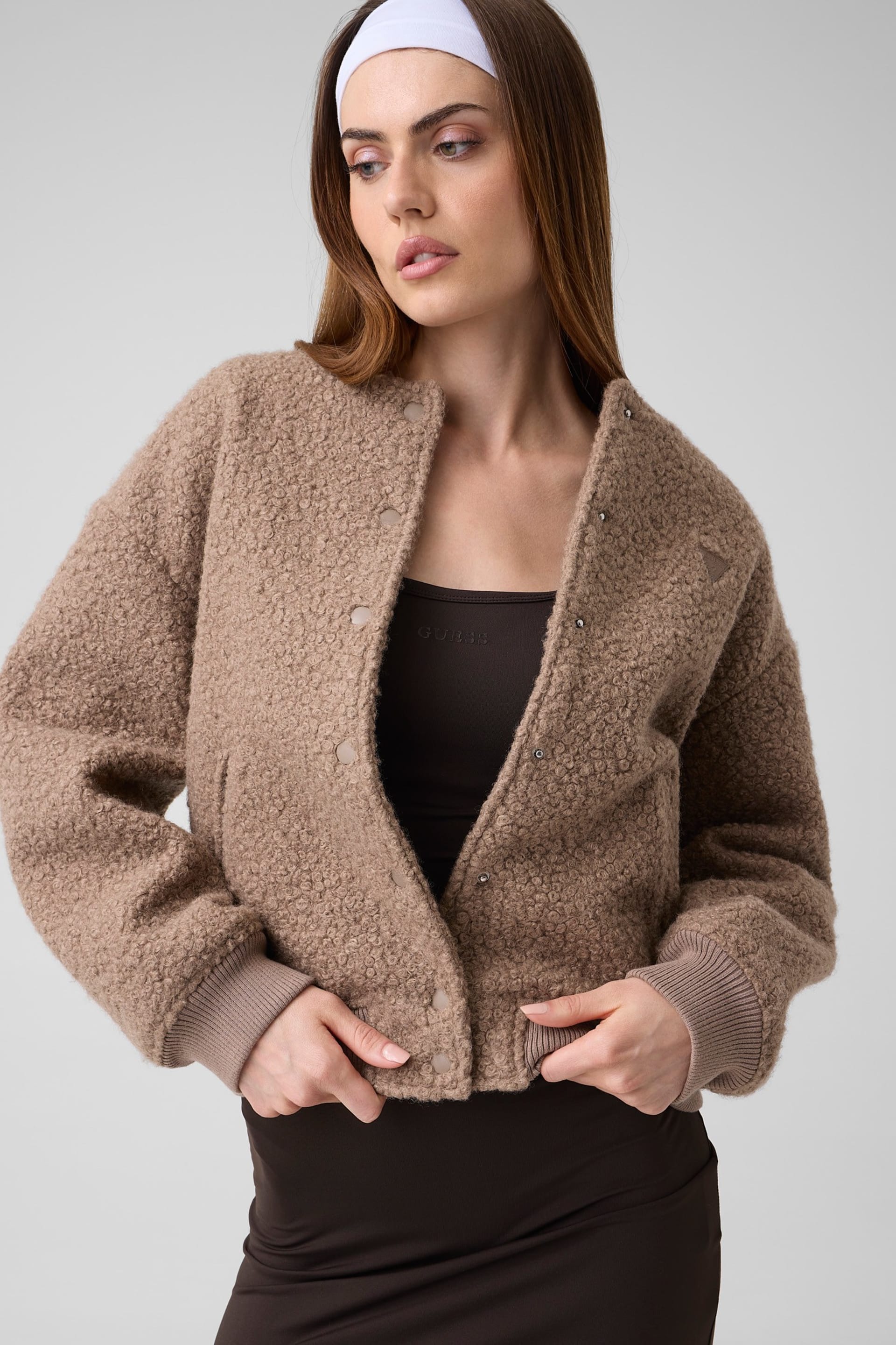 GUESS® Faux sherpa jacket Women