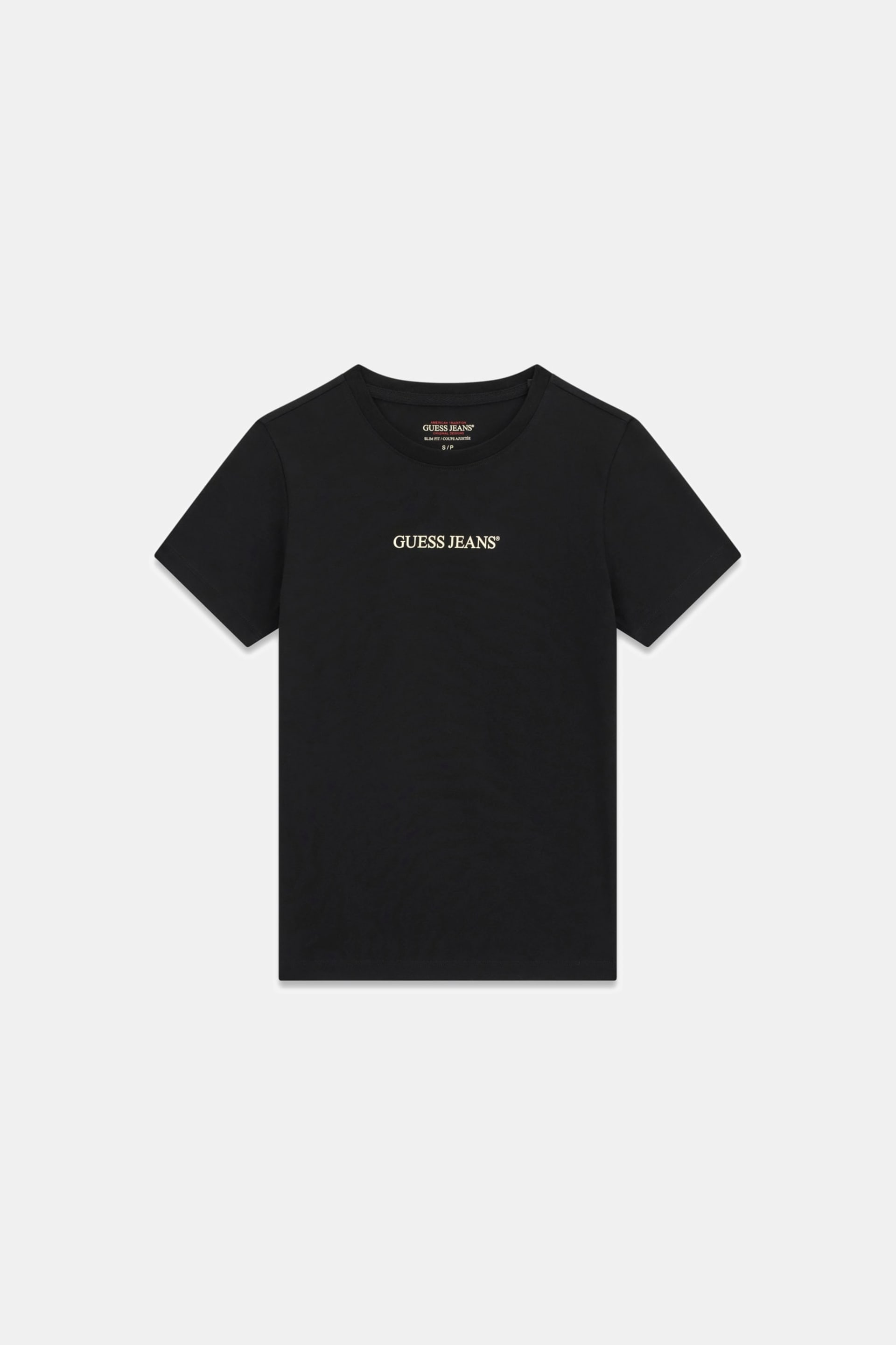 Strak T-shirt met logoprint Dames | GUESS Jeans®