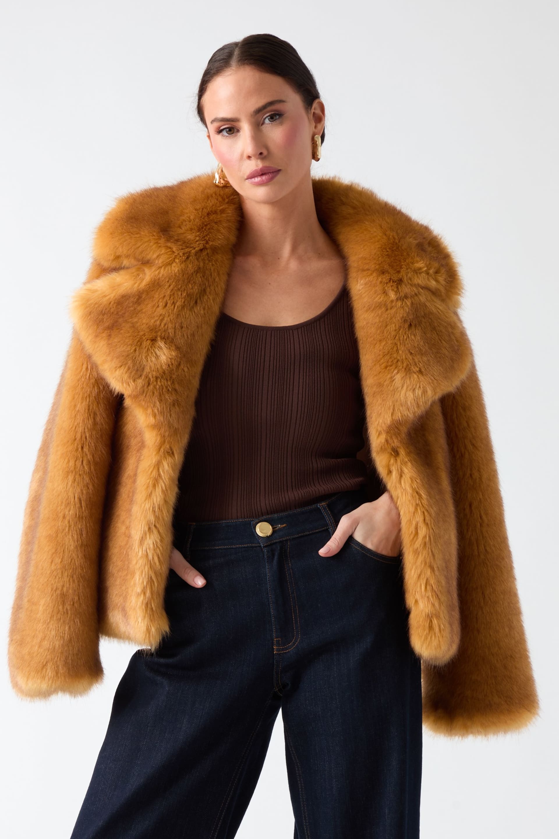 MARCIANO by GUESS® New Gwenda Faux-Fur Jacket