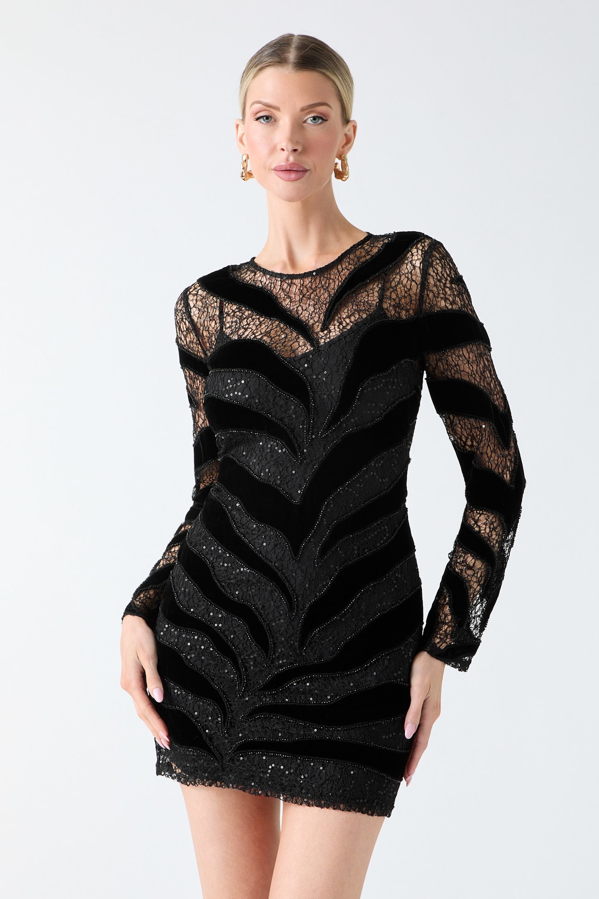MARCIANO by GUESS® Sonata Sequin Lace Dress