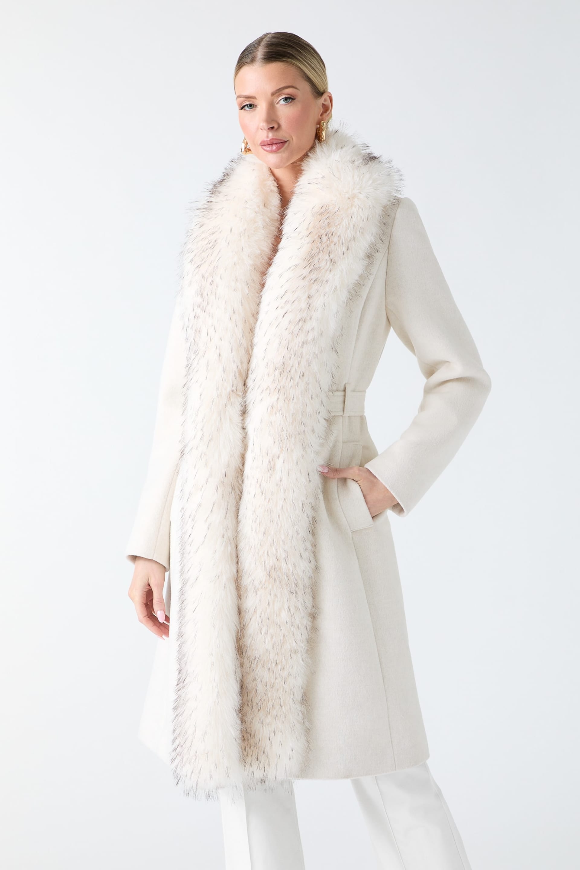 MARCIANO by GUESS® Valerie Wool-Blend Coat
