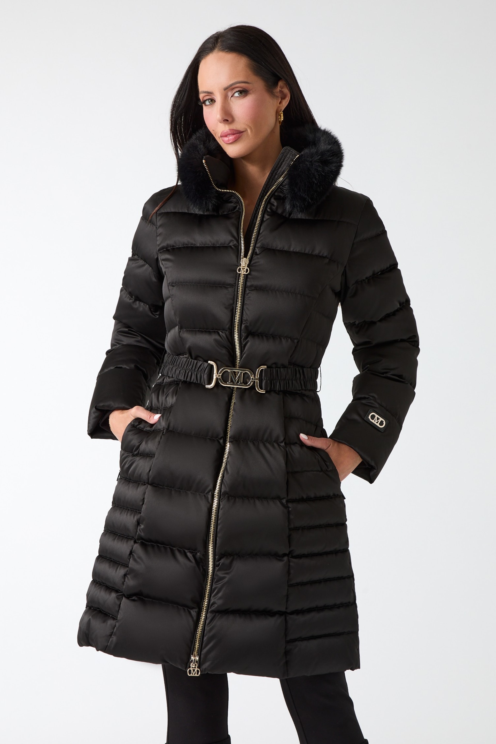 MARCIANO by GUESS® Eco Jastin Quilted Down Midi Jacket