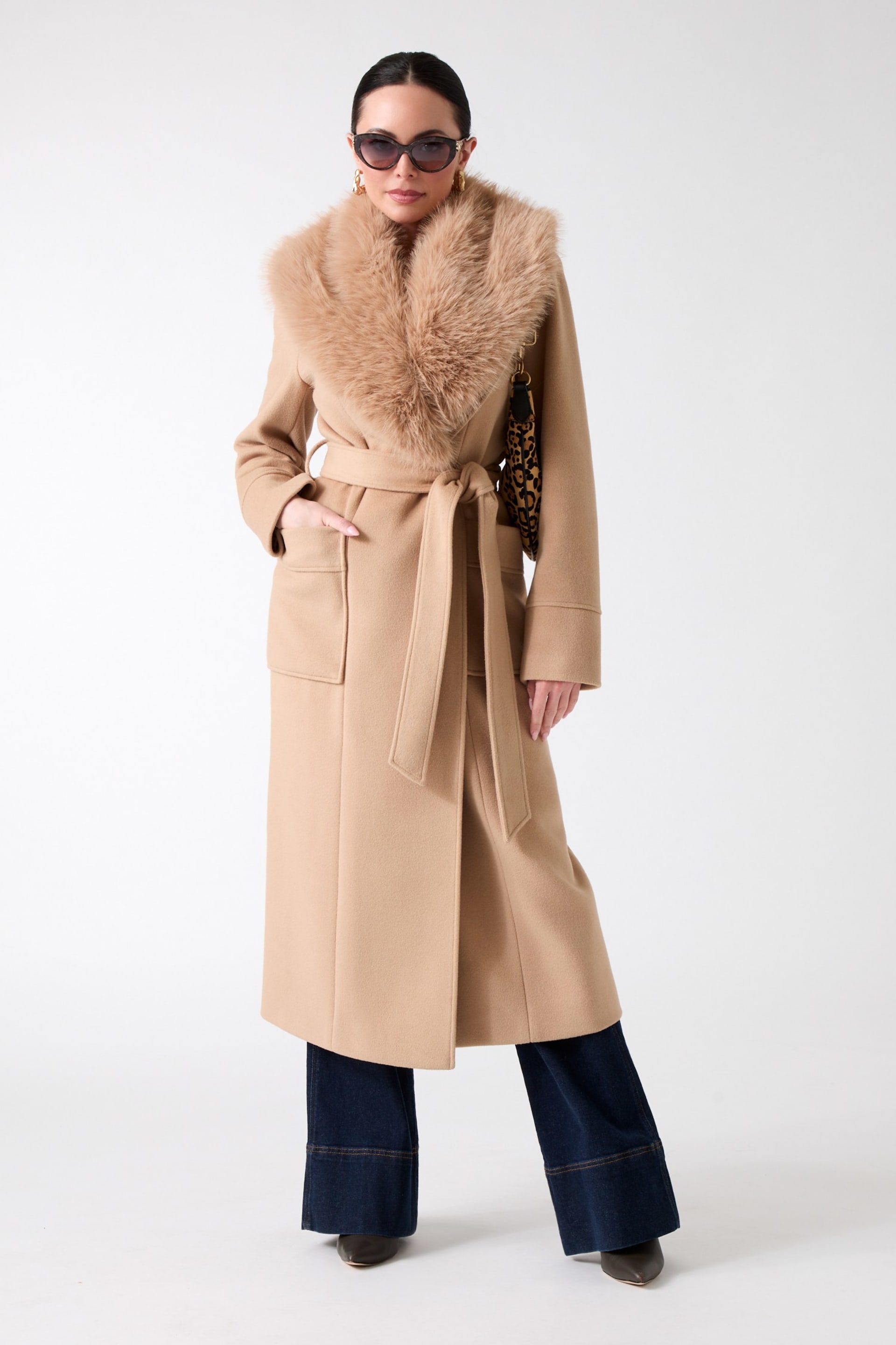 MARCIANO by GUESS® Charlize Wool-Blend Coat