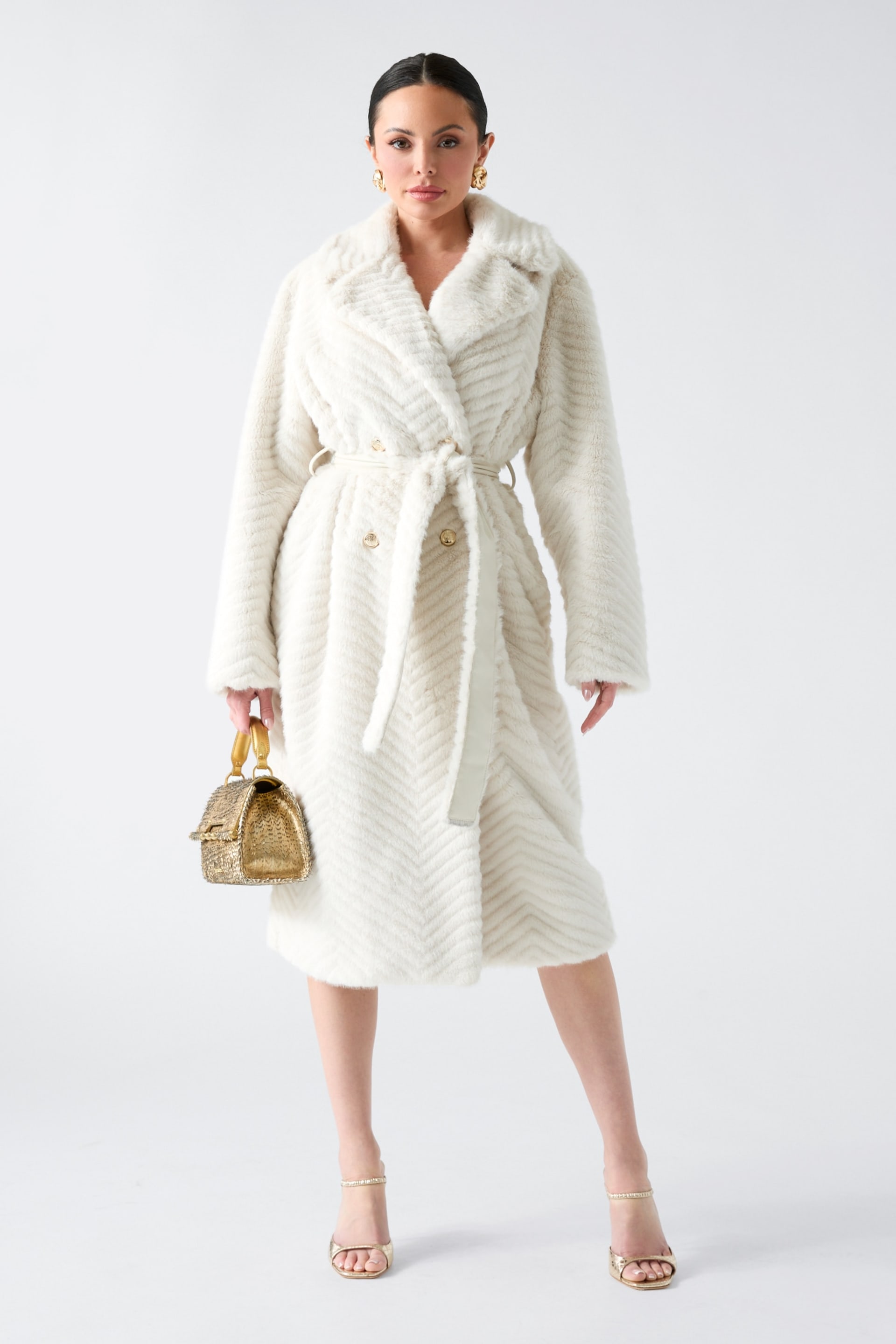 MARCIANO by GUESS® Claire Faux-Fur Coat