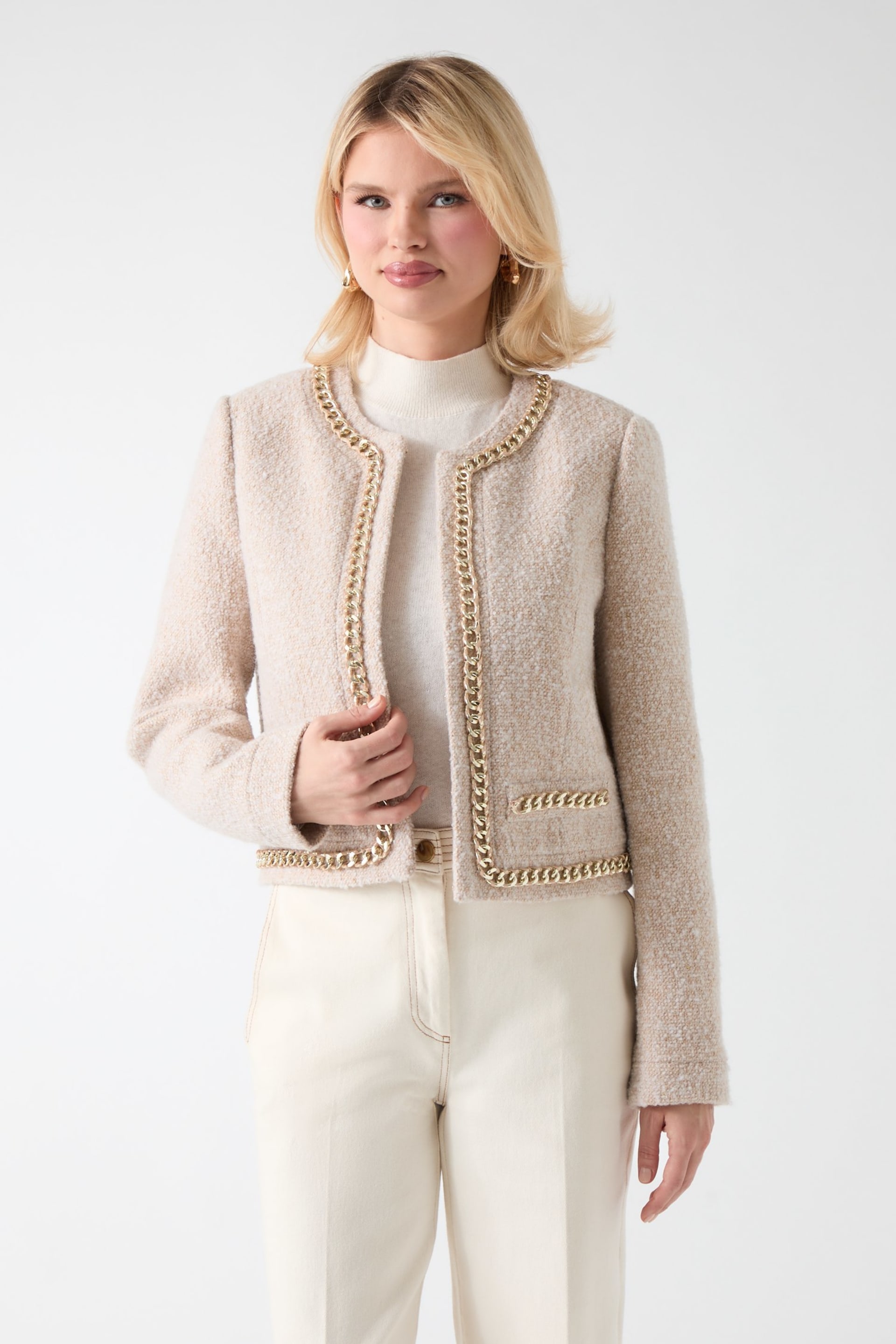 MARCIANO by GUESS® Helene Cropped Tweed Jacket