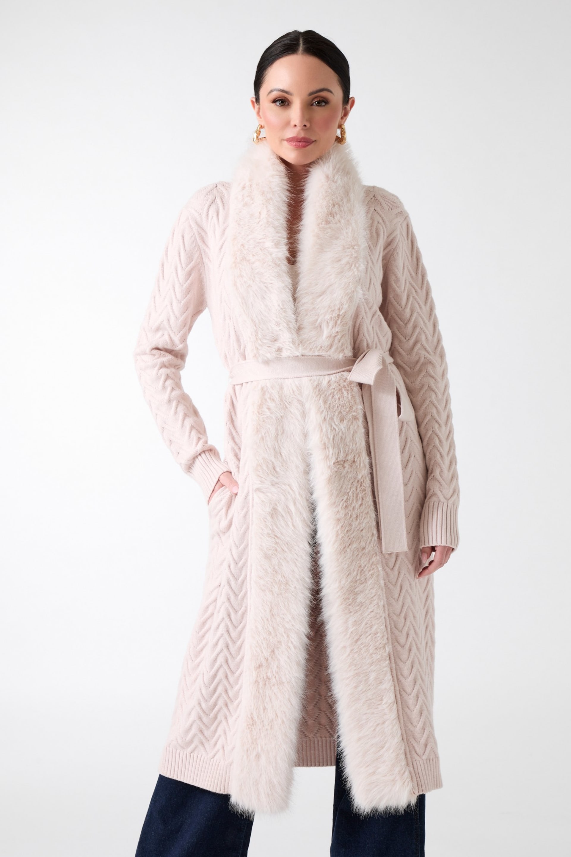 MARCIANO by GUESS® Paula Wrap Cardigan Coat