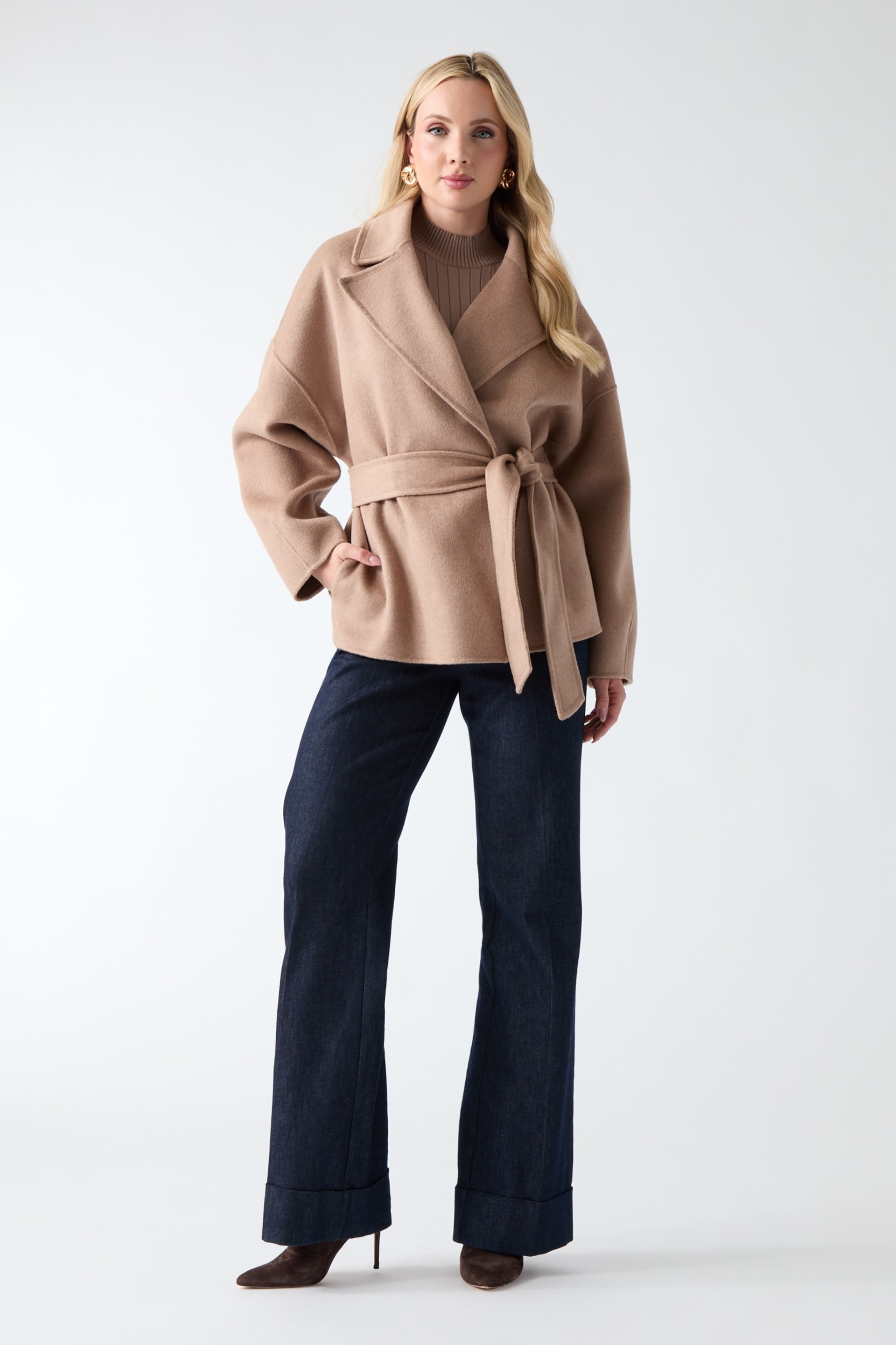 MARCIANO by GUESS® Ella Belted Short Coat