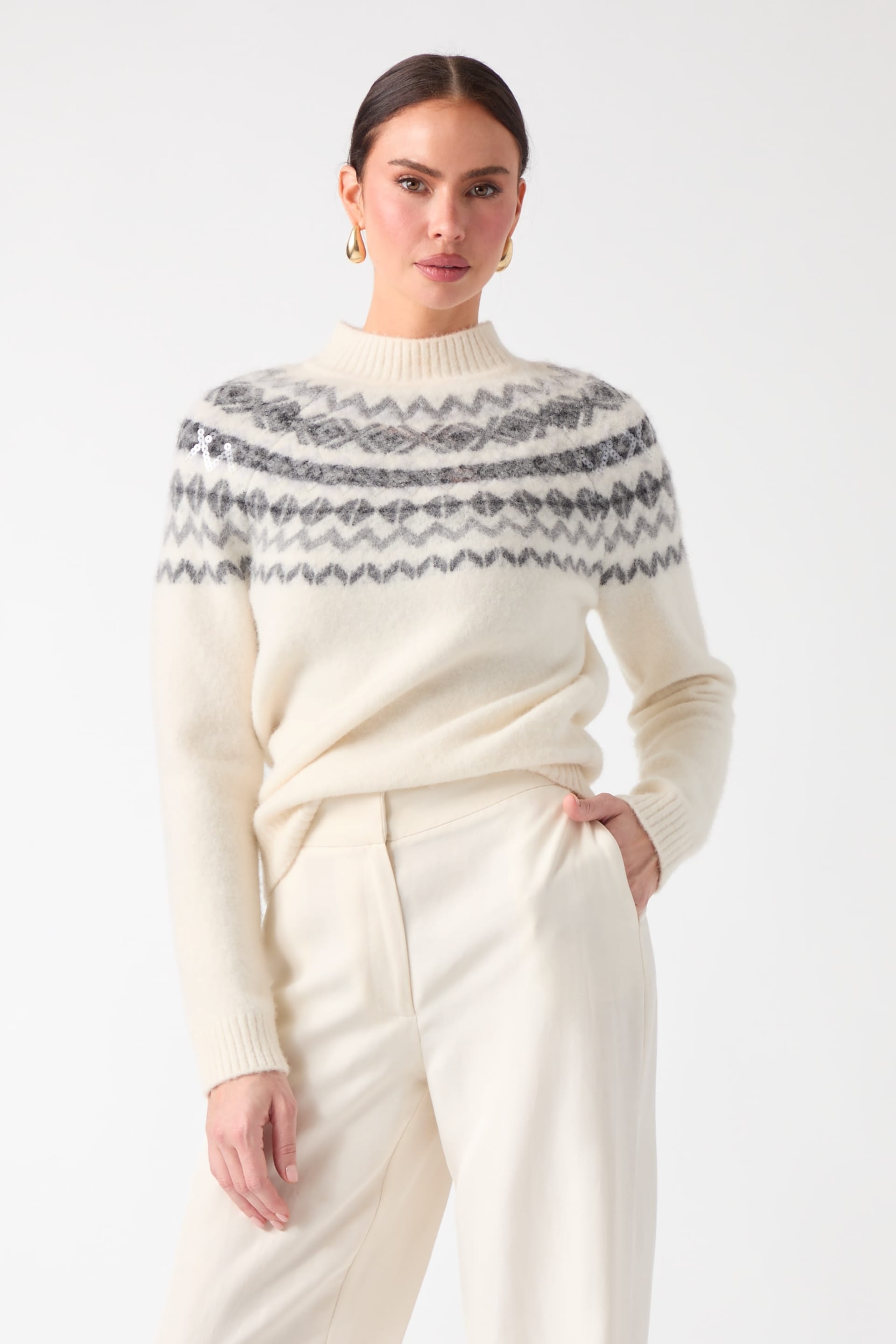 MARCIANO by GUESS® Akilah Mock-Neck Sweater
