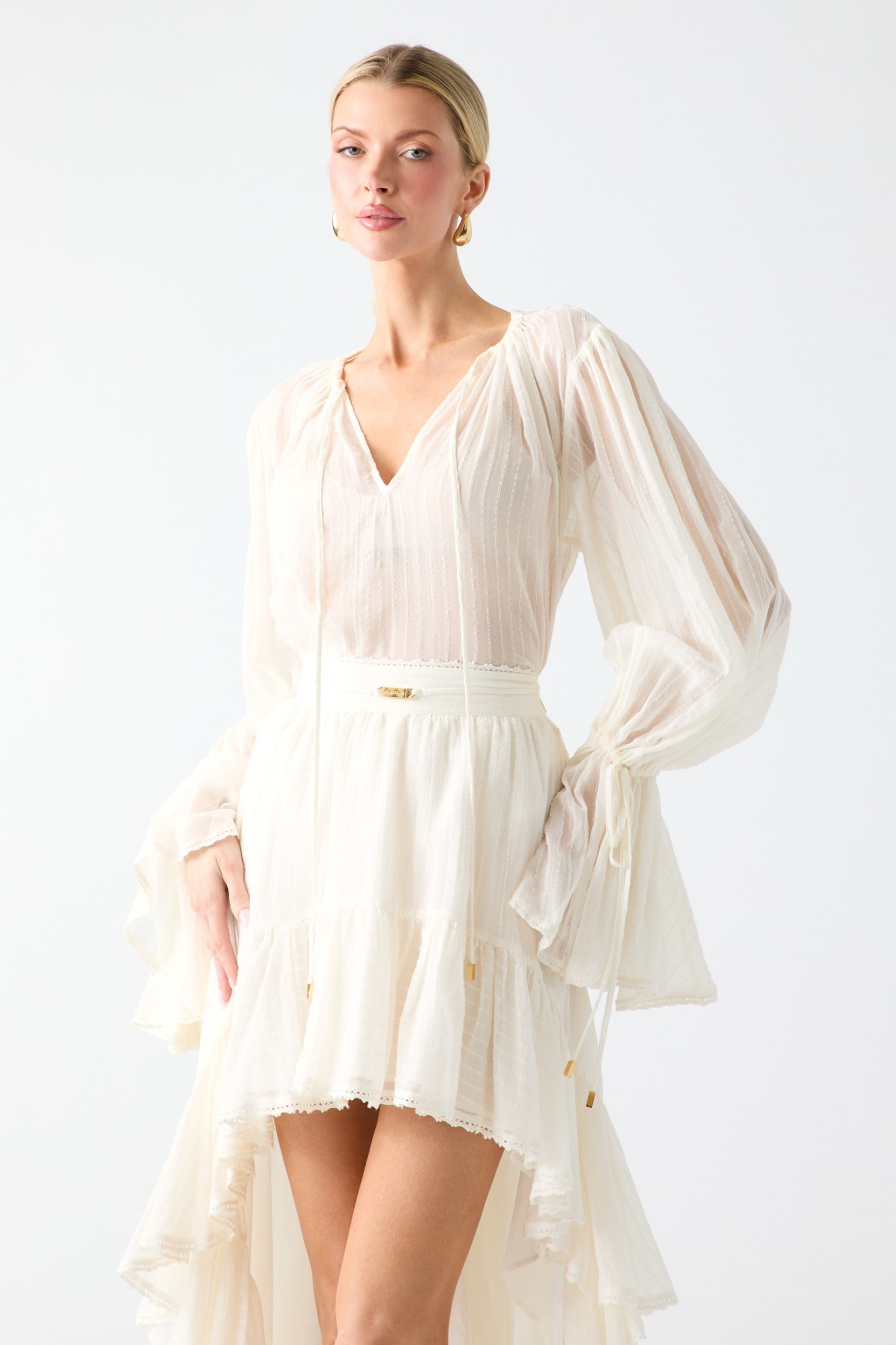 GUESS® Eco Elsa Peasant Blouse Women