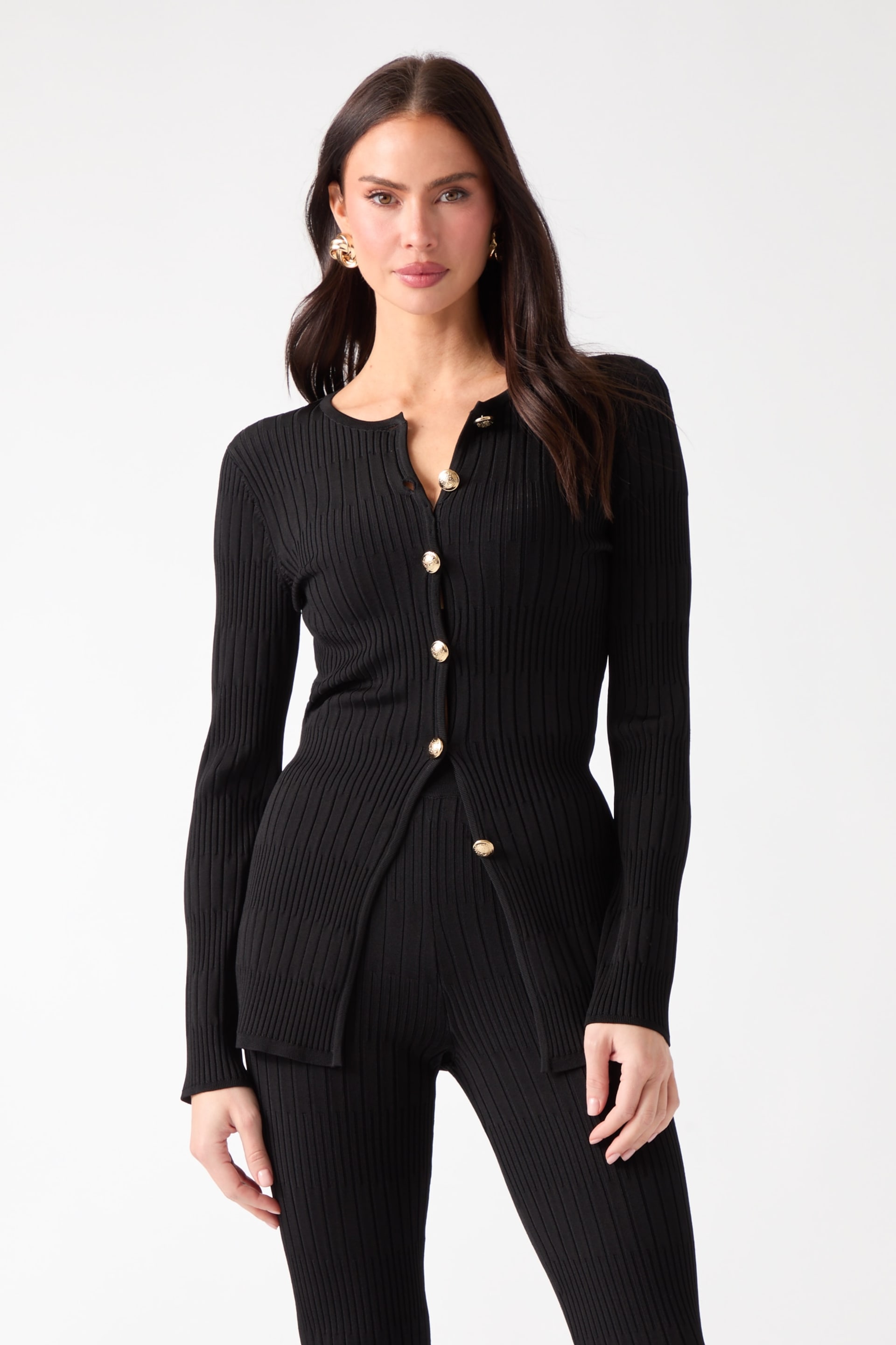 GUESS® Janet Ribbed Sweater Top Women