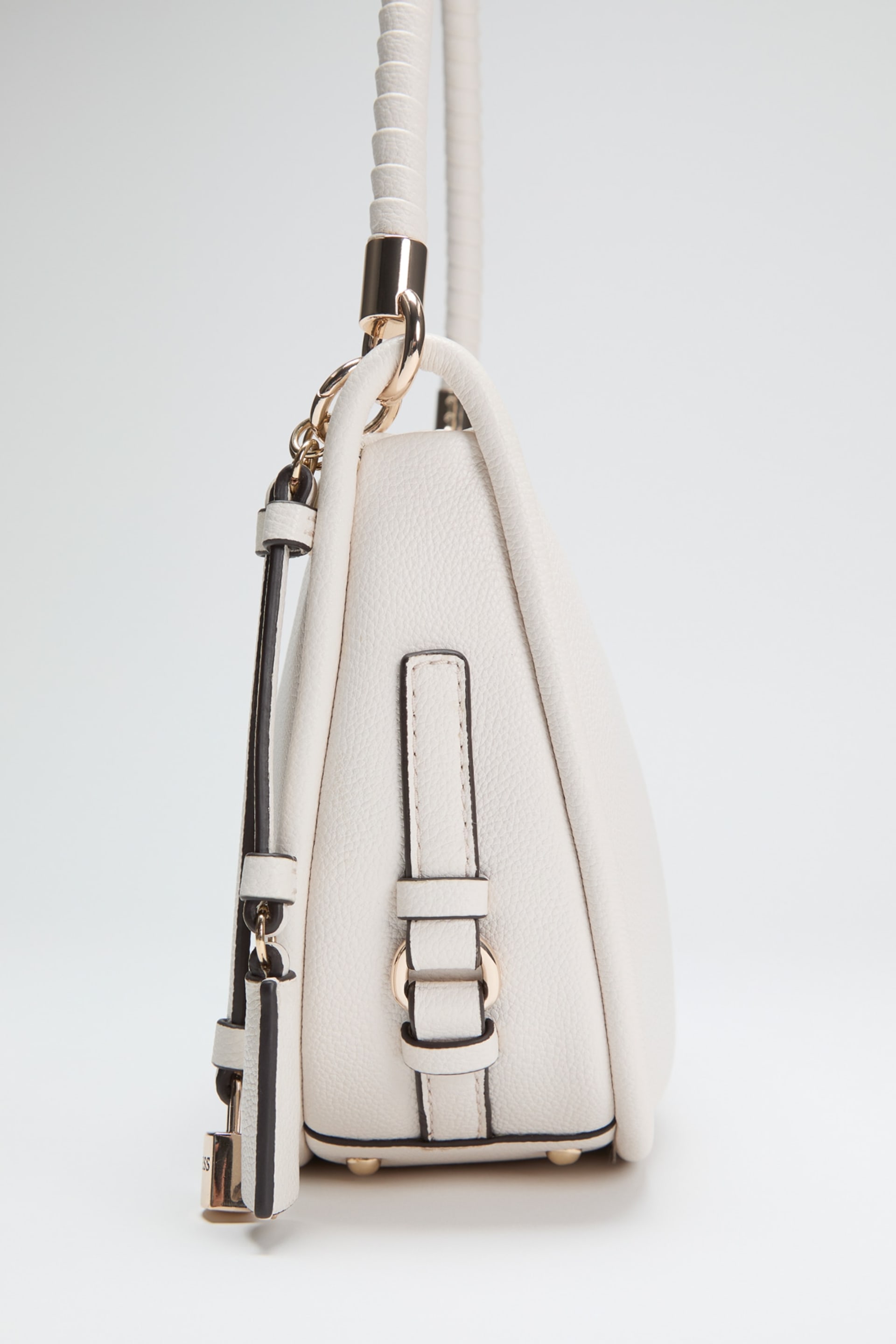 【新品・タグ付き】Felisi レディース モックネック モノグラム 白 S GUESS® Danya Logo Shoulder Bag Women