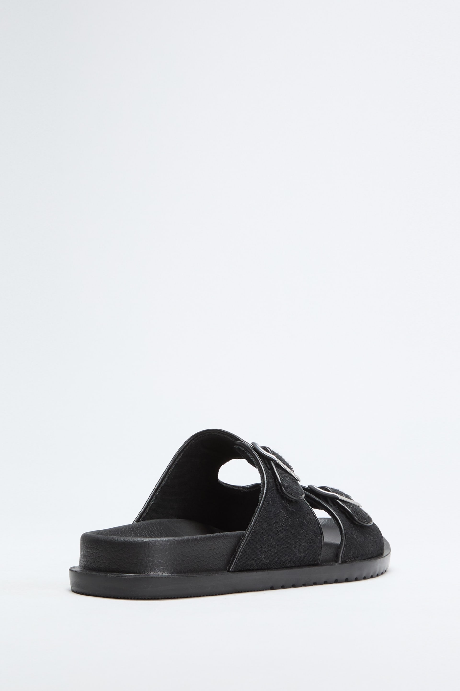 GUESS® Verone Jacquard Quattro G Dual Stap Slides Men