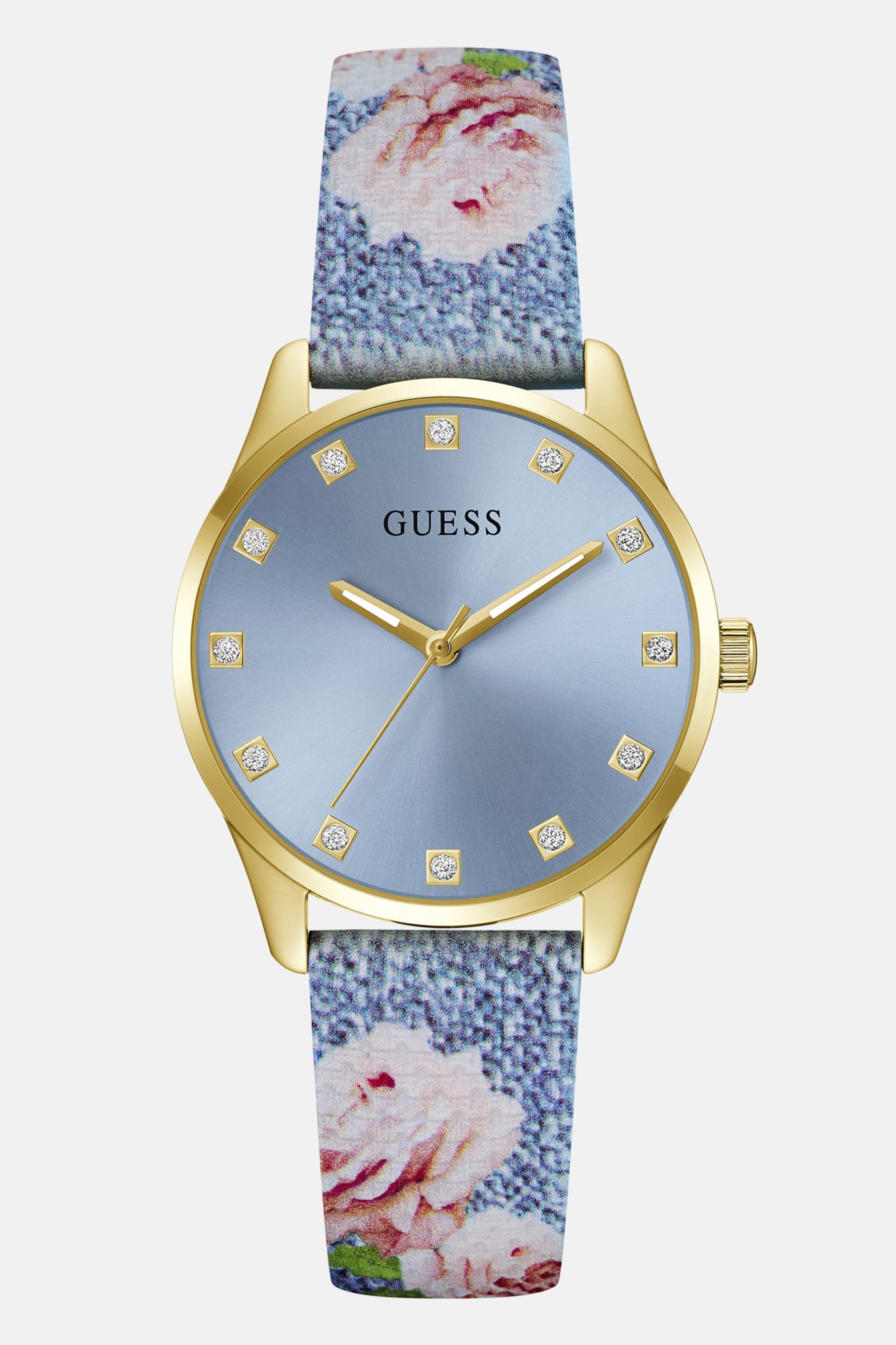 rukina  guess 腕時計 GUESS® Floral Stainless steel analogue watch 36 mm Women